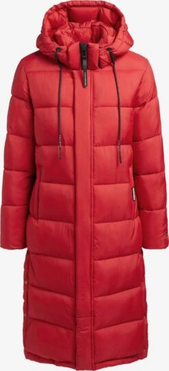 Khujo Manteaux Dhiver Manteau D’hiver Julina Femme Rouge