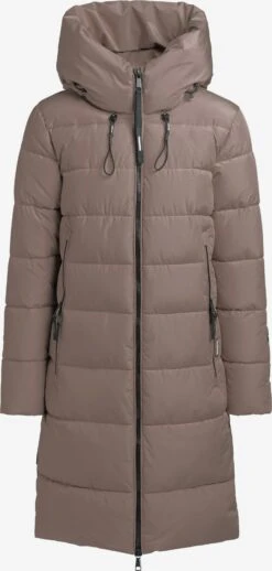 Khujo Manteaux Dhiver Manteau D’hiver Jilias 3 Femme Marron
