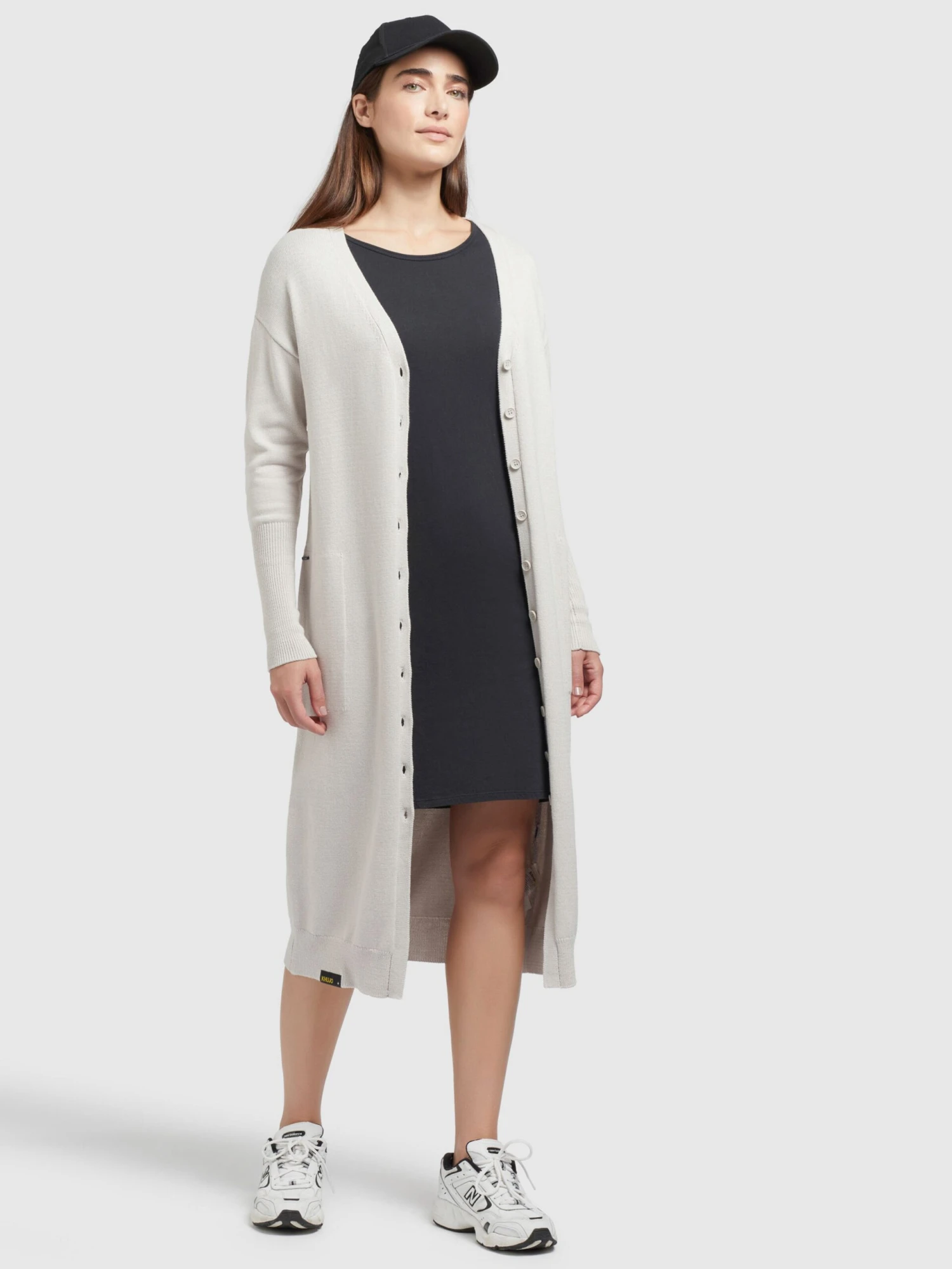 Khujo Gilets Cardigan Elina Femme Crème 6 Khujo Gilets Cardigan Elina Femme Crème - Image 6