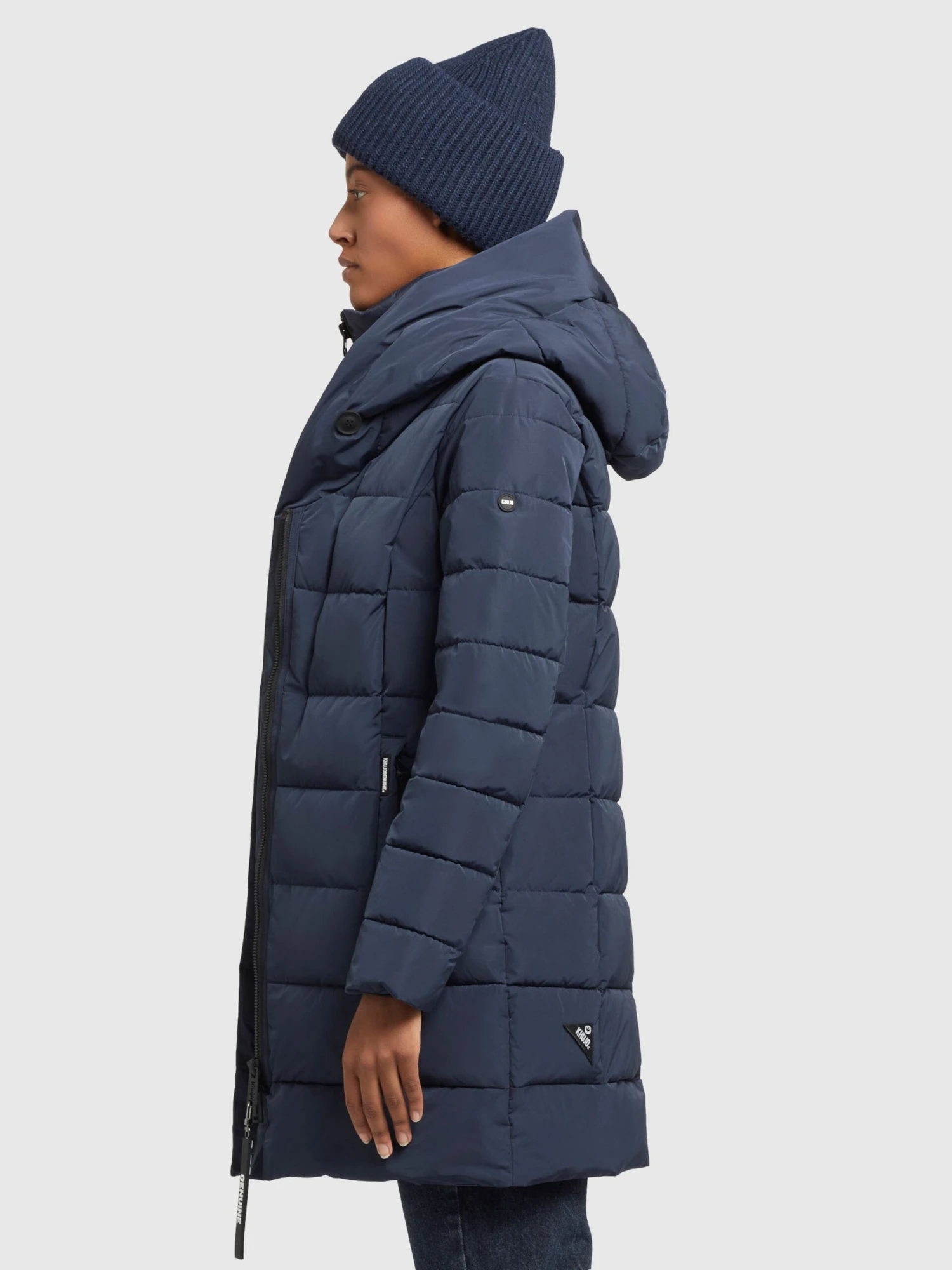 Khujo Manteaux Courts Manteau D’hiver Floyt Femme Bleu Foncé 5 Khujo Manteaux Courts Manteau D’hiver Floyt Femme Bleu Foncé - Image 5