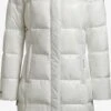Khujo Manteaux Dhiver Manteau D’hiver Tonka Femme Blanc Cassé
