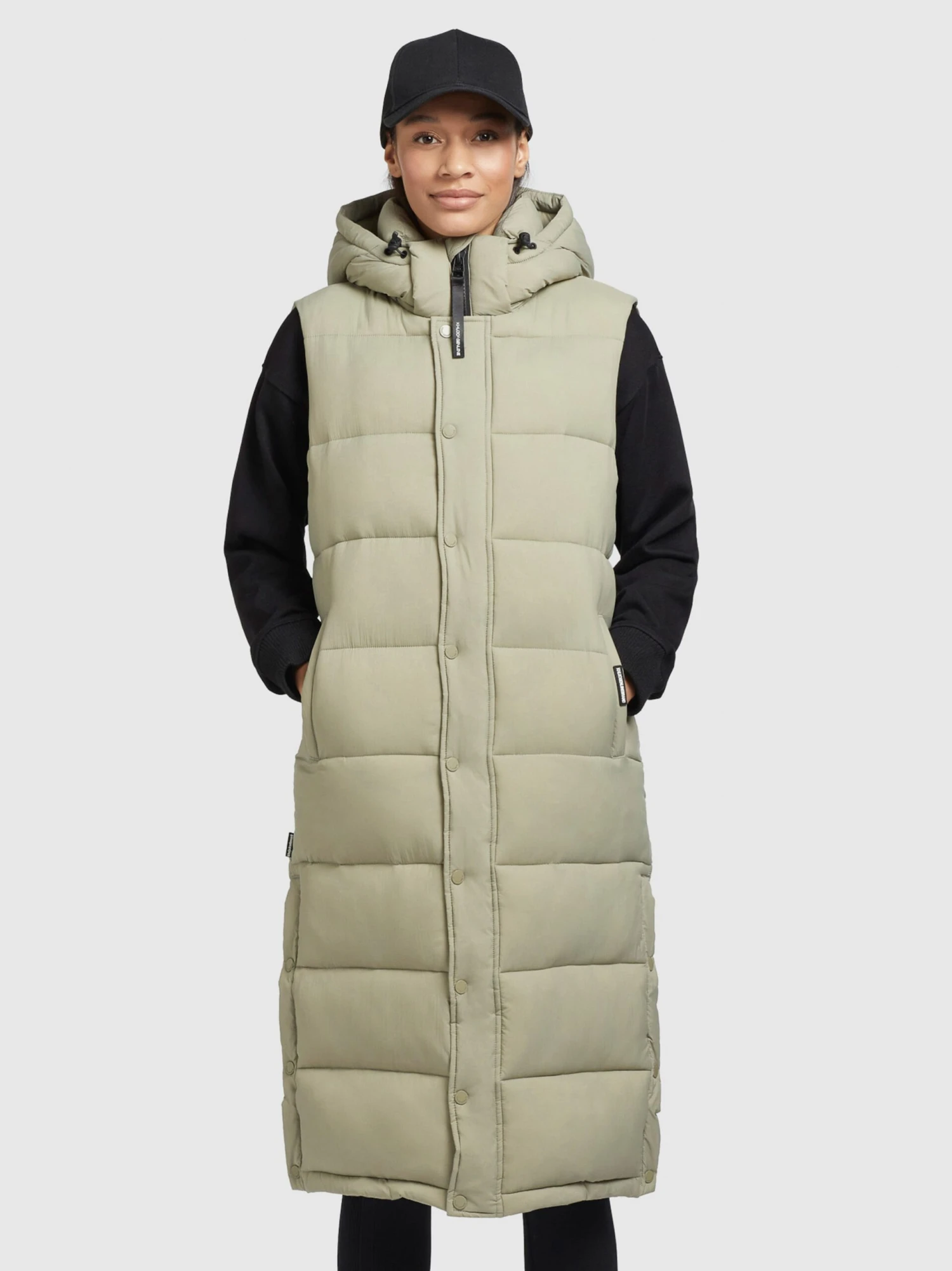 Khujo Vestes Sans Manches Gilet Magneta Femme Vert Pastel 2 Khujo Vestes Sans Manches Gilet Magneta Femme Vert Pastel - Image 2
