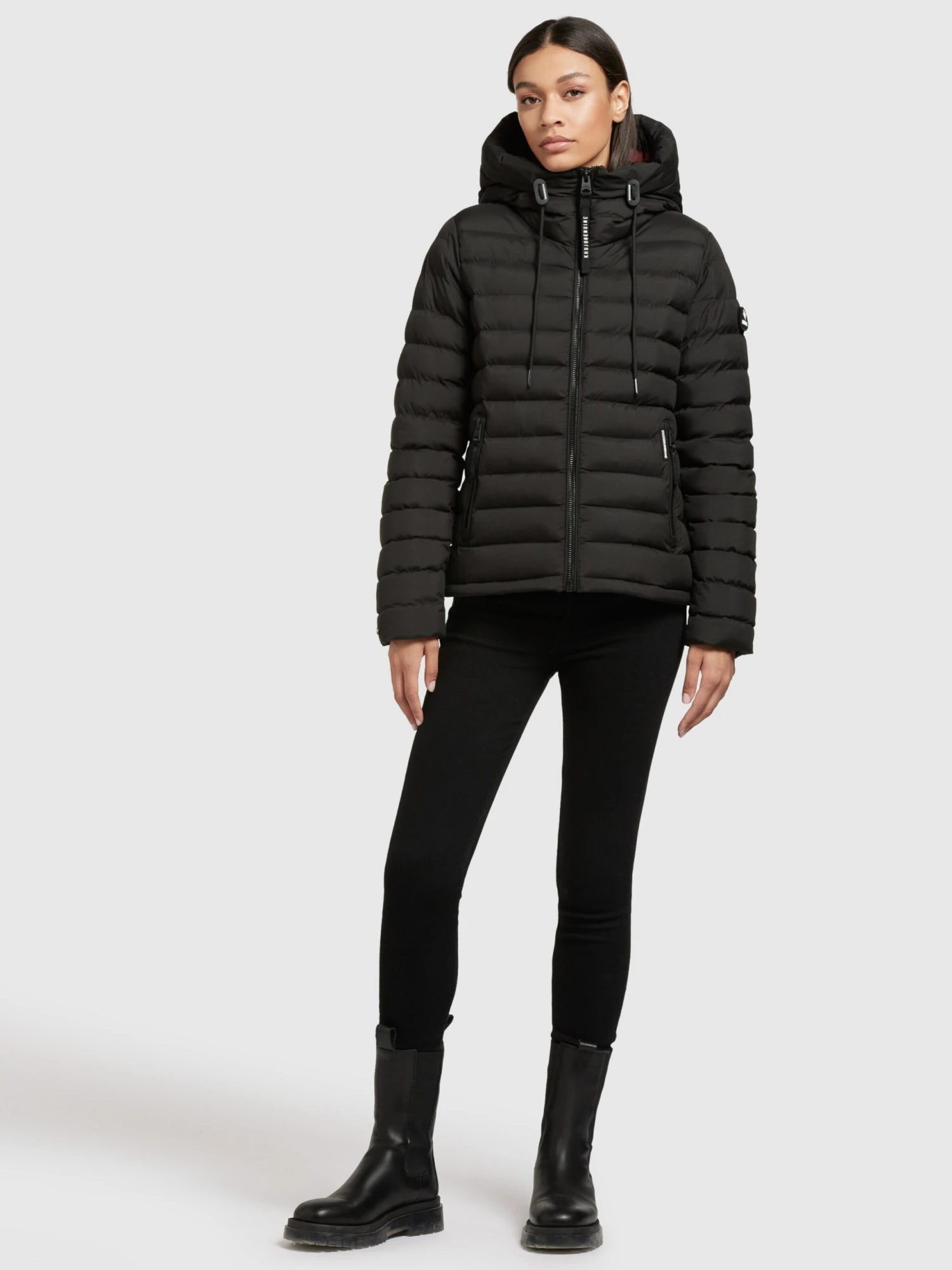 Khujo Vestes De Mi-saison Veste Mi-saison Lovina Femme Noir 6 Khujo Vestes De Mi-saison Veste Mi-saison Lovina Femme Noir - Image 6