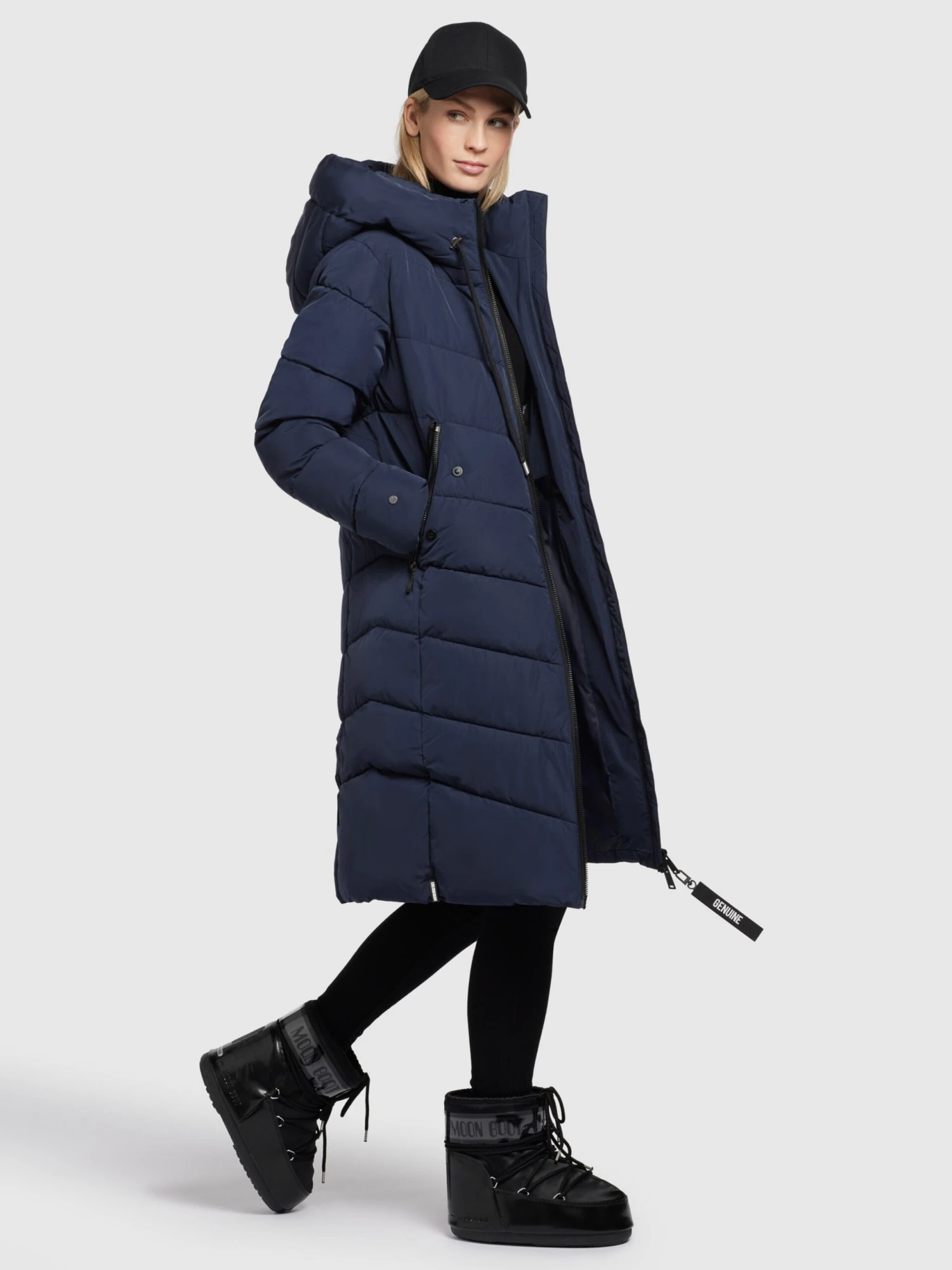Khujo Manteaux De Mi-saison Manteau Mi-saison Klayd Femme Bleu Foncé 3 Khujo Manteaux De Mi-saison Manteau Mi-saison Klayd Femme Bleu Foncé - Image 3