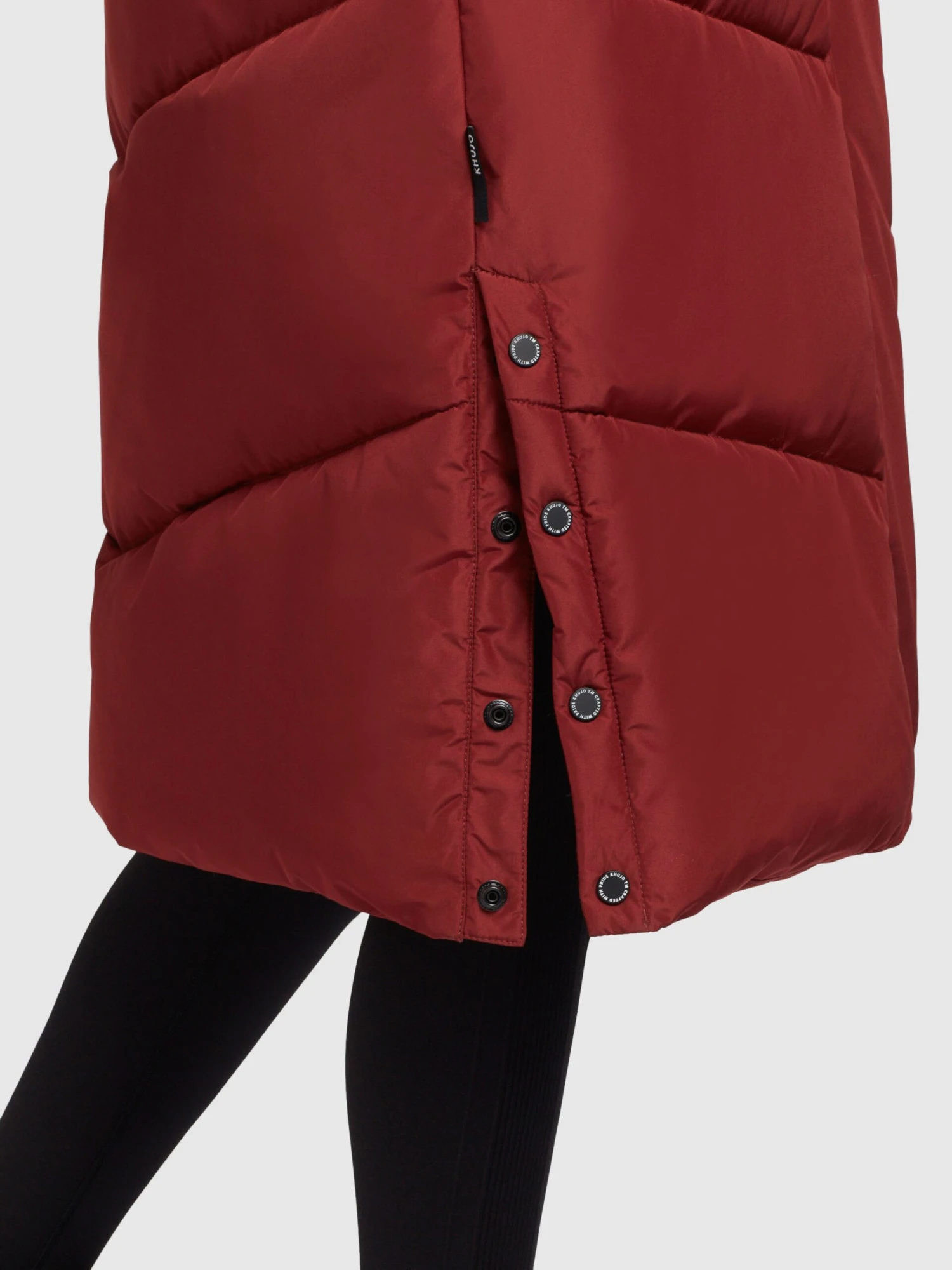 Khujo Manteaux De Mi-saison Manteau Mi-saison Femme Rouge Foncé 8 Khujo Manteaux De Mi-saison Manteau Mi-saison Femme Rouge Foncé - Image 8