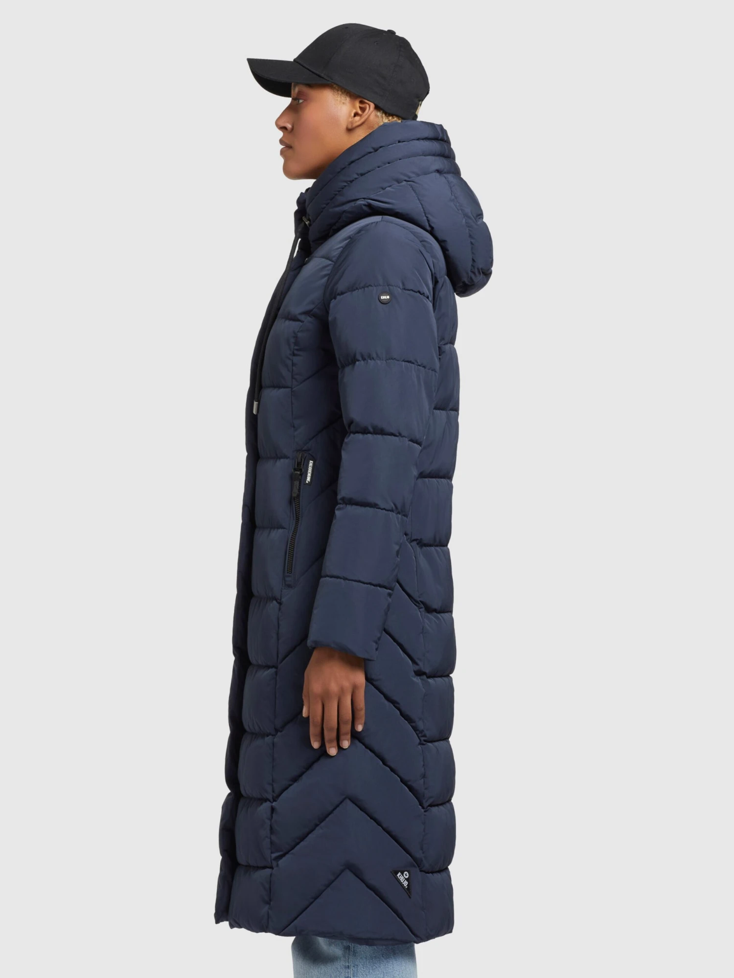 Khujo Manteaux Dhiver Manteau D’hiver Gamber Femme Bleu Foncé 5 Khujo Manteaux Dhiver Manteau D’hiver Gamber Femme Bleu Foncé - Image 5