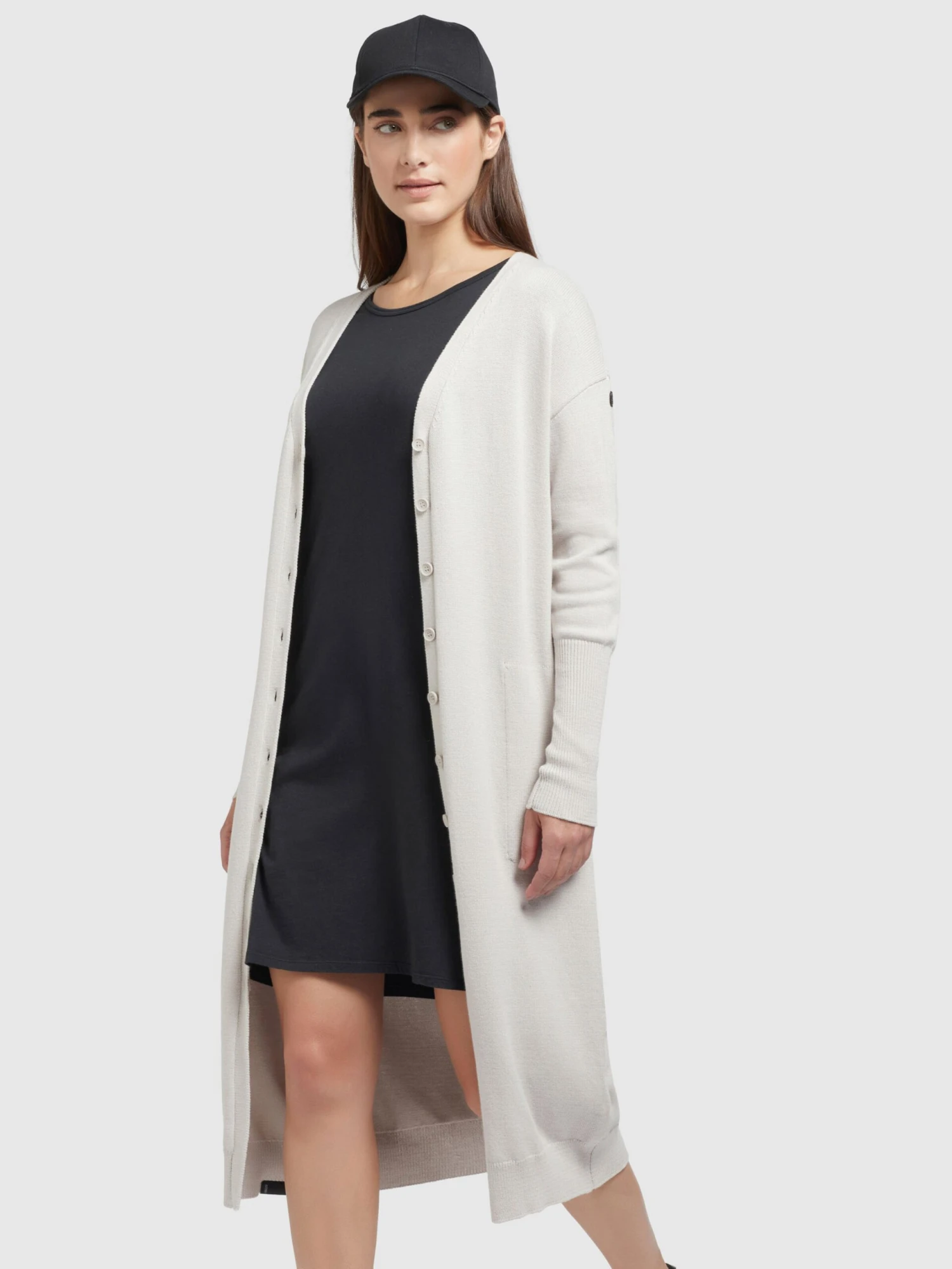 Khujo Gilets Cardigan Elina Femme Crème 5 Khujo Gilets Cardigan Elina Femme Crème - Image 5