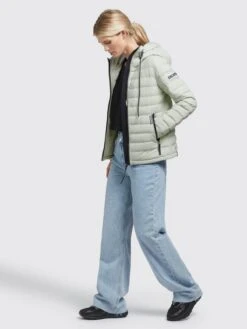 Khujo Vestes De Mi-saison Veste Mi-saison LOVINA4 Femme Vert -Khujo Boutique fb1a81794f8af55814b1ba660b2a8c0b