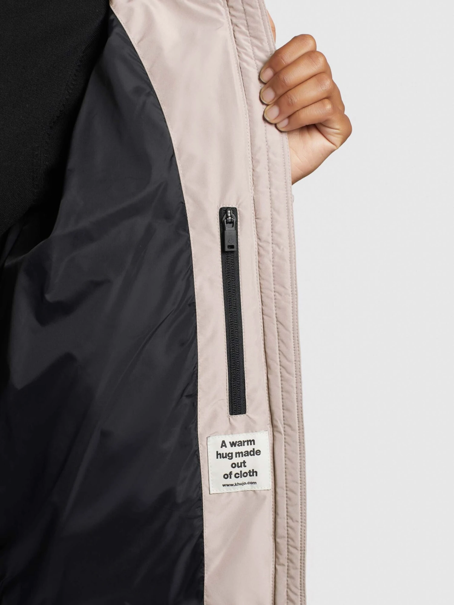 Khujo Vestes Matelassées Veste D’hiver Esila Femme Poudre 8 Khujo Vestes Matelassées Veste D’hiver Esila Femme Poudre - Image 8