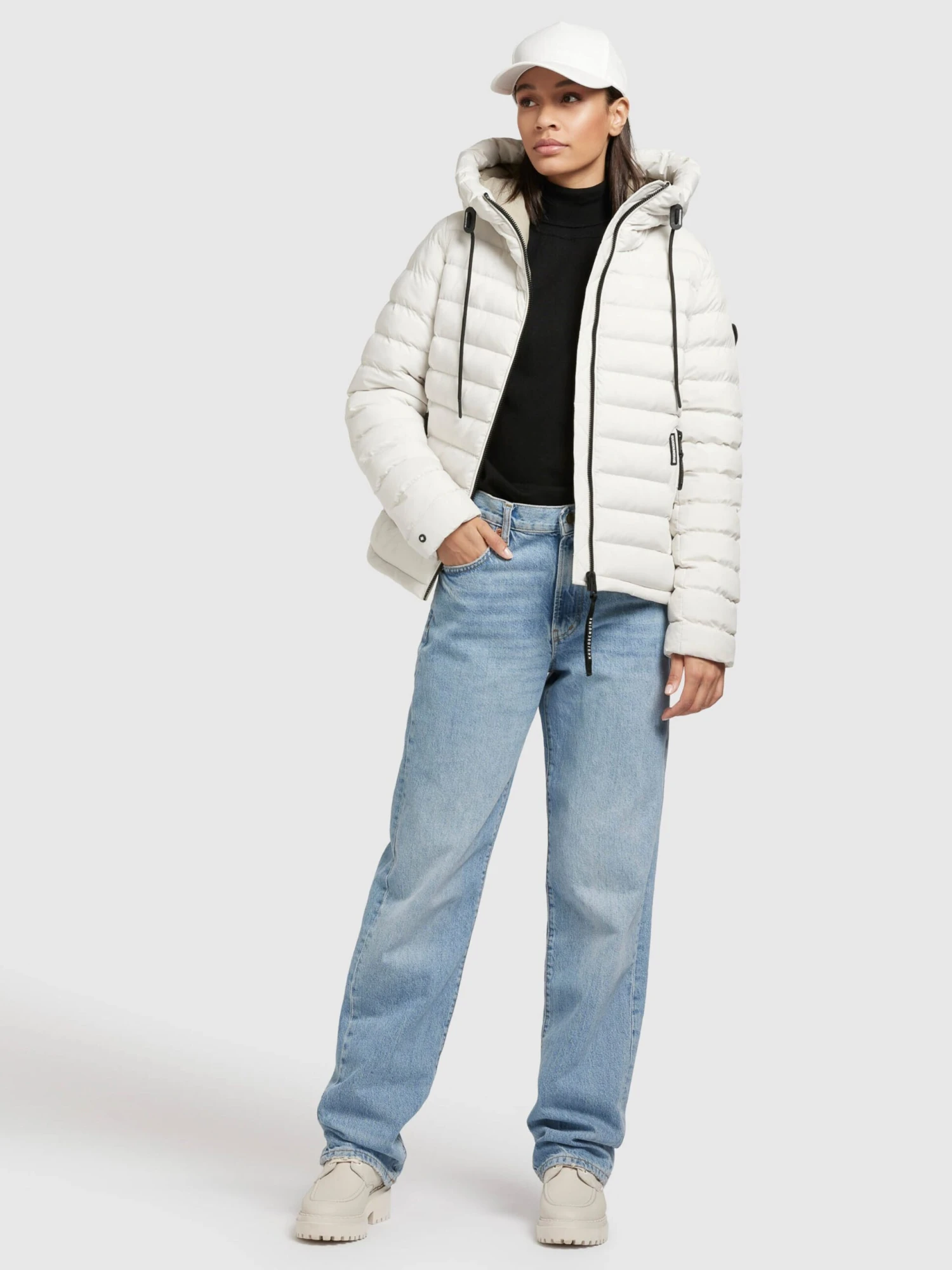 Khujo Vestes De Mi-saison Veste Mi-saison Lovina Femme Blanc 6 Khujo Vestes De Mi-saison Veste Mi-saison Lovina Femme Blanc - Image 6