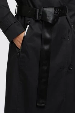 Khujo Trenchs Manteau Mi-saison Sarina Femme Noir 14 Khujo Trenchs Manteau Mi-saison Sarina Femme Noir -Khujo Boutique fc06f1976d1a67df2038789b832bbfd7