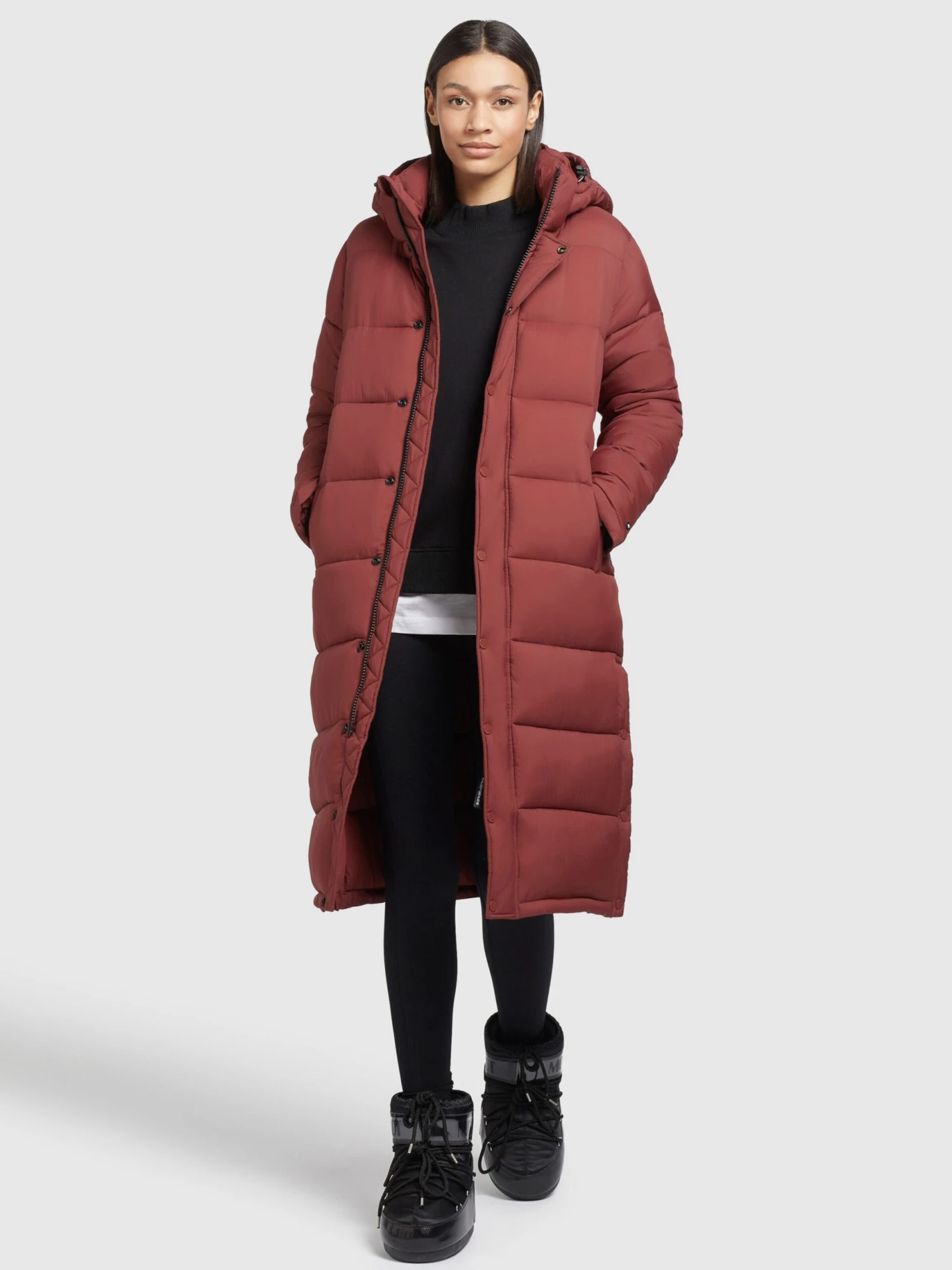 Khujo Manteaux Dhiver Manteau D’hiver Corinna Femme Rouge Rouille 6 Khujo Manteaux Dhiver Manteau D’hiver Corinna Femme Rouge Rouille - Image 6