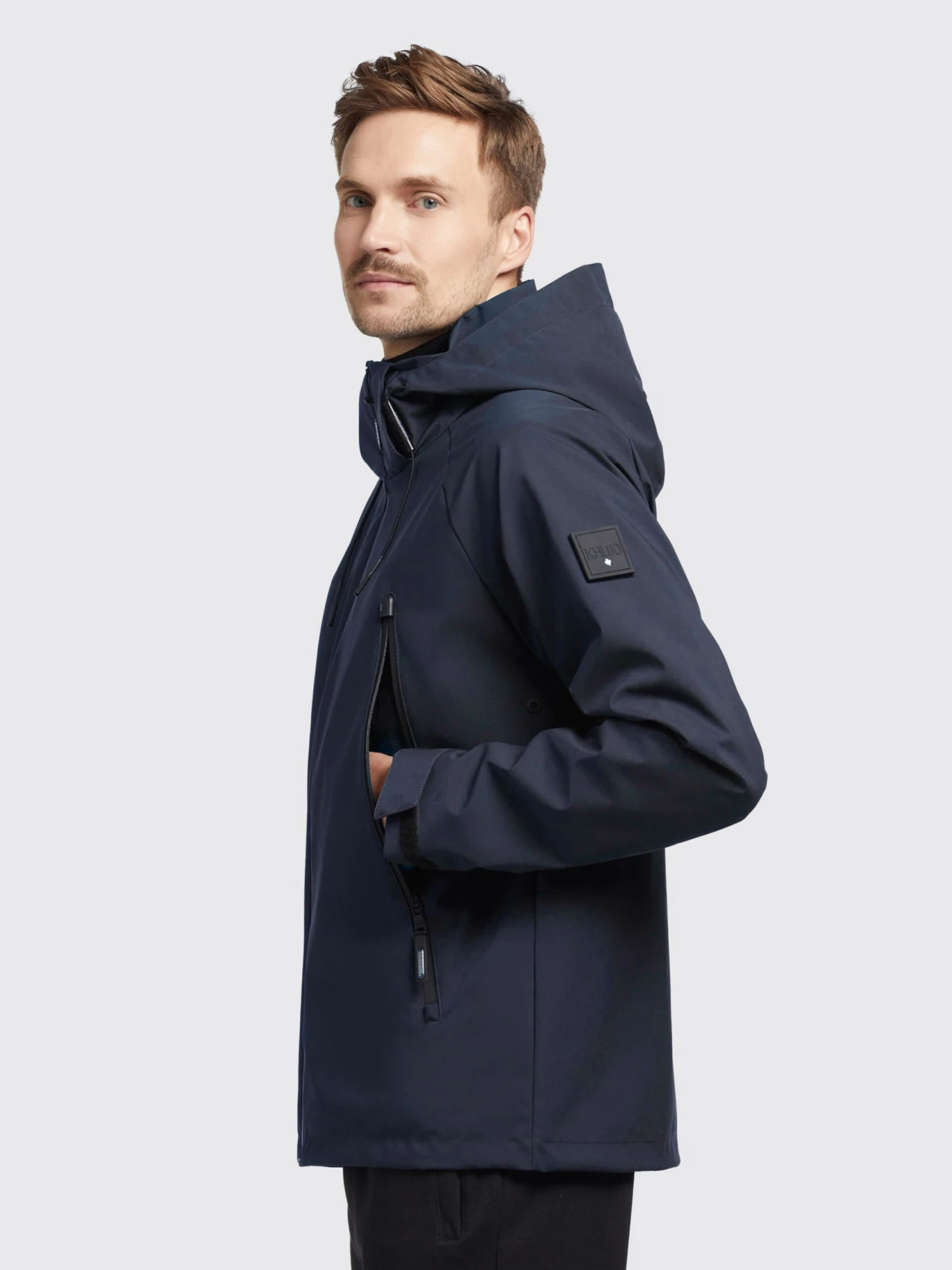 Khujo Vestes De Mi-saison Veste Mi-saison Adam Homme Bleu Marine 5 Khujo Vestes De Mi-saison Veste Mi-saison Adam Homme Bleu Marine - Image 5