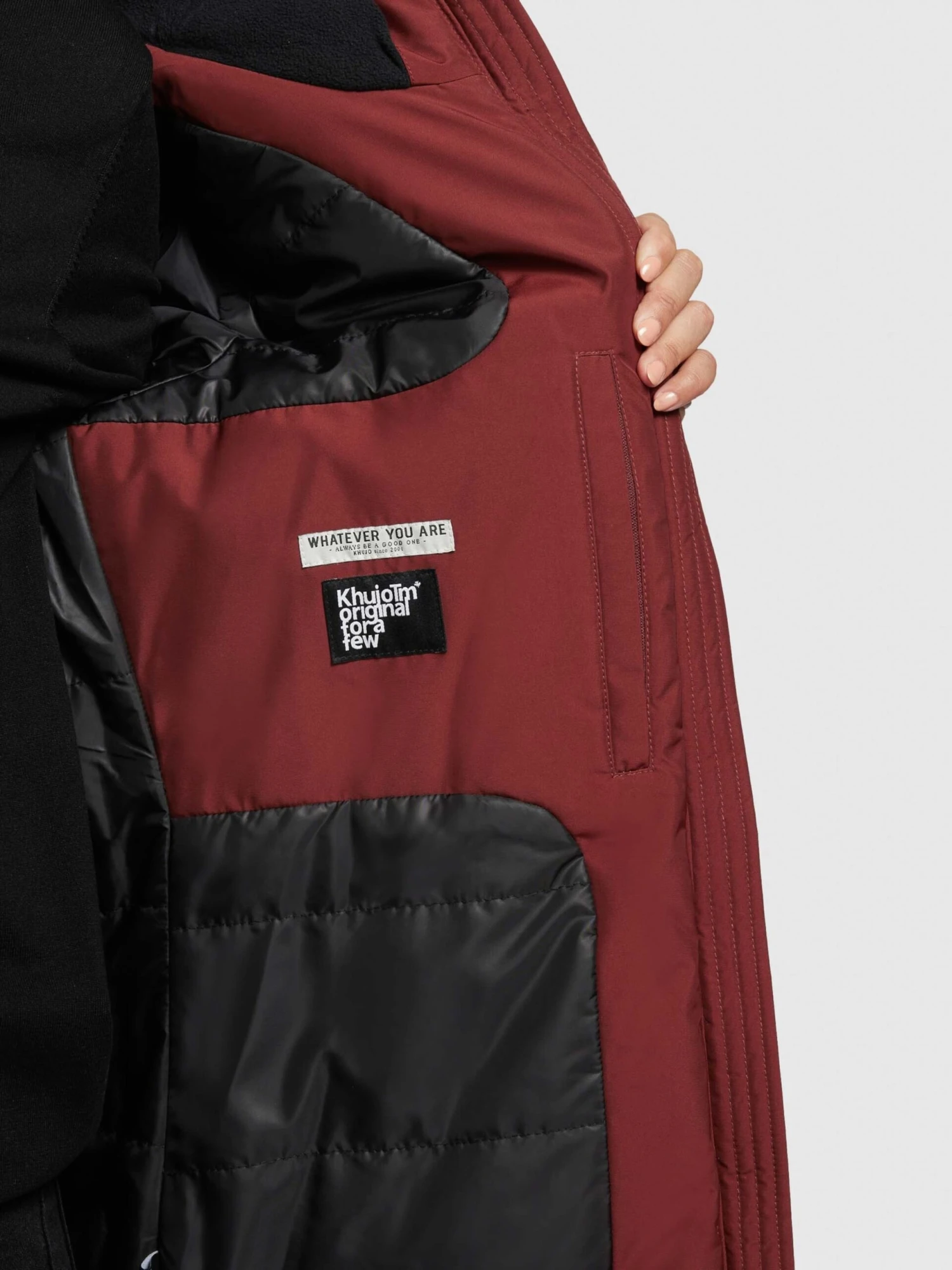 Khujo Manteaux Courts Manteau Mi-saison Amaray 3 Femme Rouge Rubis 7 Khujo Manteaux Courts Manteau Mi-saison Amaray 3 Femme Rouge Rubis - Image 7