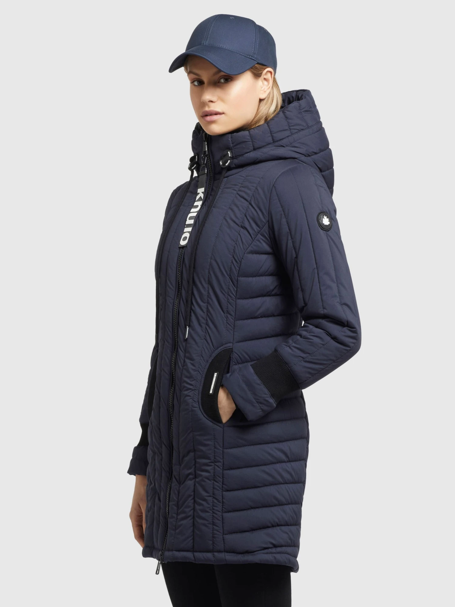 Khujo Vestes Dhiver Veste D’hiver Jerry Femme Bleu Marine 5 Khujo Vestes Dhiver Veste D’hiver Jerry Femme Bleu Marine - Image 5