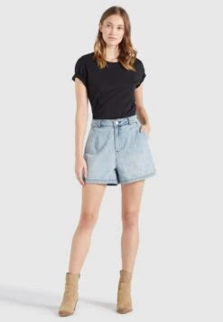 Khujo Jeans Loosefit Jean à Pince Cambel Femme Bleu 10 Khujo Jeans Loosefit Jean à Pince Cambel Femme Bleu -Khujo Boutique fe09ac09b14bee5efc946960ce1bab44