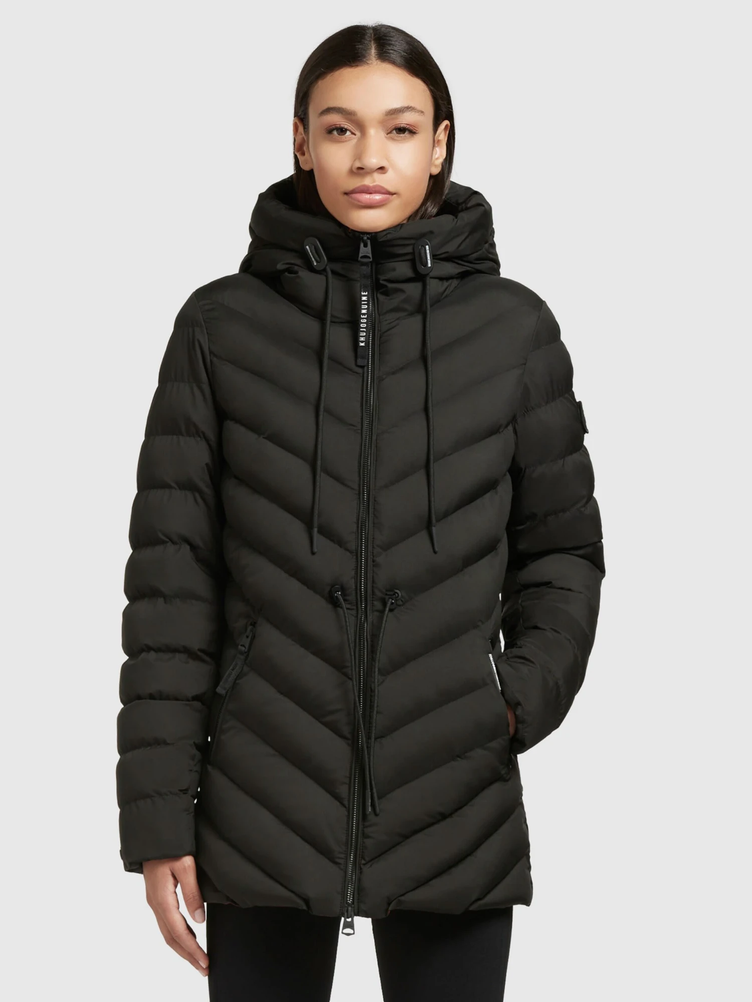 Khujo Vestes De Mi-saison Veste Mi-saison Noomi Femme Noir 2 Khujo Vestes De Mi-saison Veste Mi-saison Noomi Femme Noir - Image 2