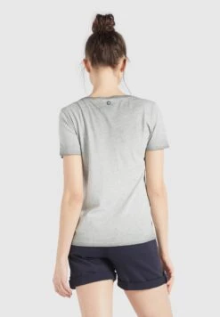 Khujo T-shirts T-shirt Pergola Femme Gris Foncé / Gris Chiné 11 Khujo T-shirts T-shirt Pergola Femme Gris Foncé / Gris Chiné -Khujo Boutique fec7645bc552c294df91d27118cebbcd