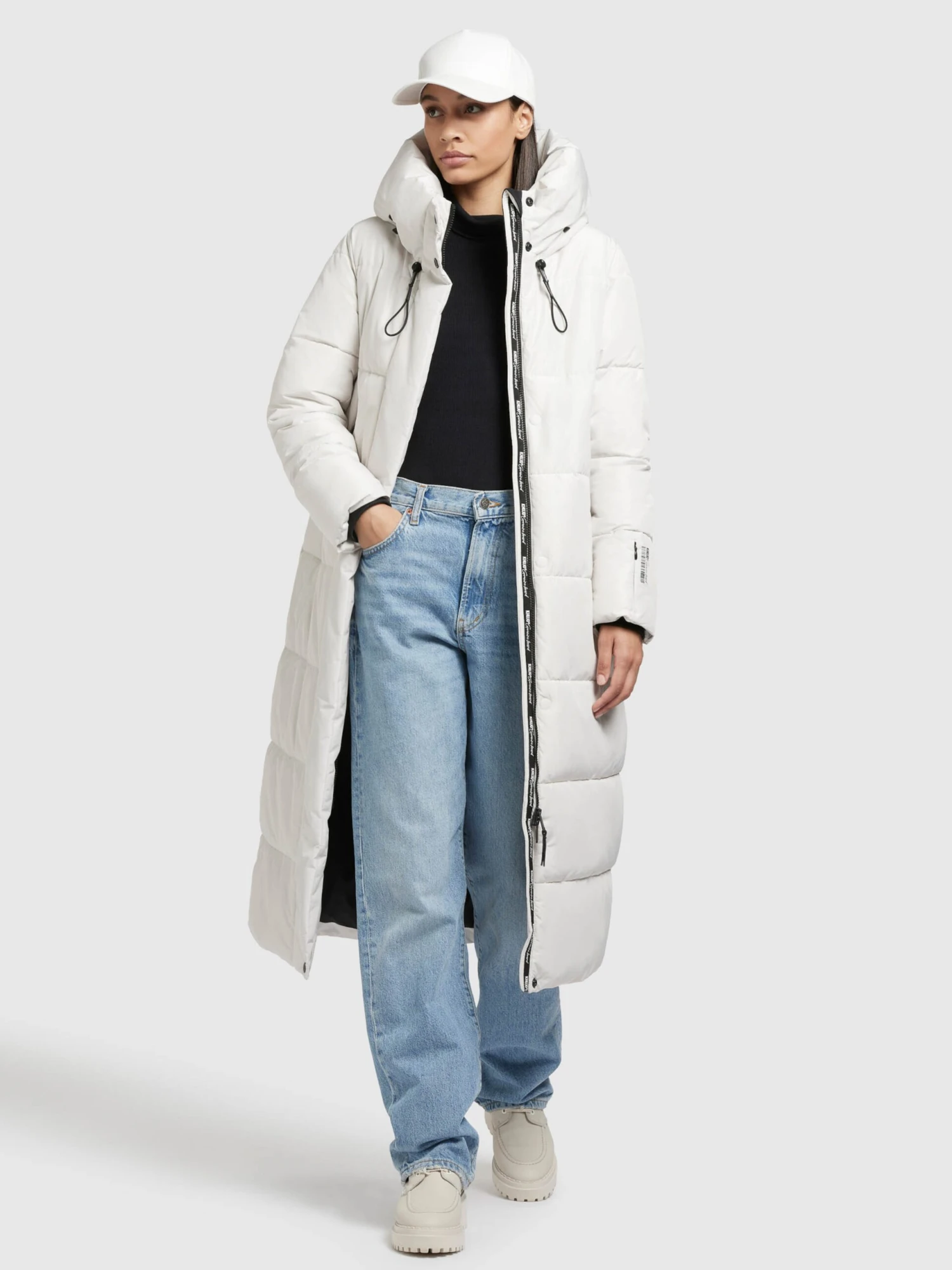 Khujo Manteaux De Mi-saison Manteau Mi-saison Soulani Femme Blanc Cassé 6 Khujo Manteaux De Mi-saison Manteau Mi-saison Soulani Femme Blanc Cassé - Image 6